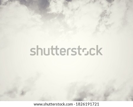 bright and cloudy fluffy sky for use as background
