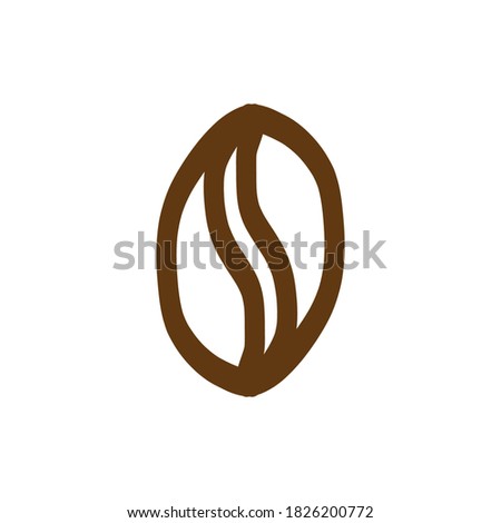 Coffee with S letter logo design vector