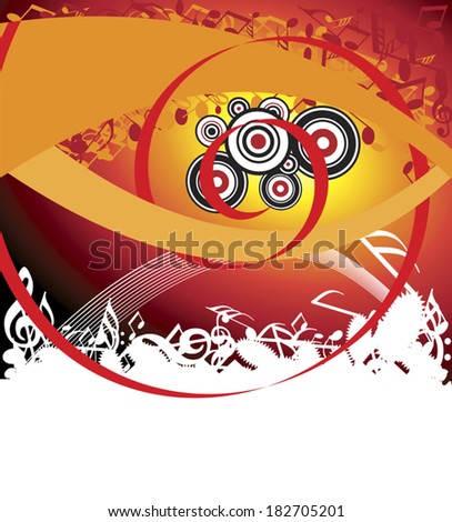 Abstract music background