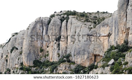 background of large rocky mountain wall Royalty-Free Stock Photo #1827180623