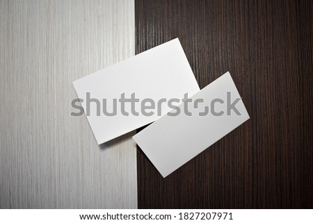 Business Card Mockup on Dark and Bright Elegant and Modern Background ready for Presentation