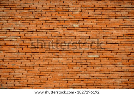 Texture red brick wall background