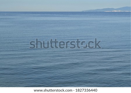Horizon line: Marmara Sea and sky