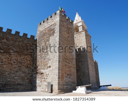Mourao castle entrance in Alentejo, Portugal
