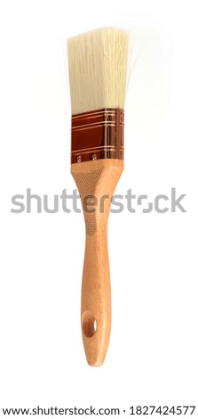 Hammer finishing brush isolated on white background