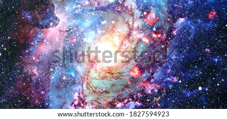 Spiral Galaxy. Elements of this image furnished by NASA.