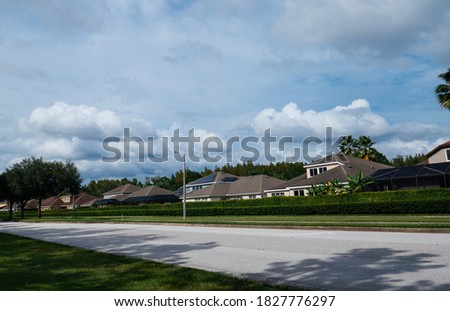 beautiful cloud in summer in Florida