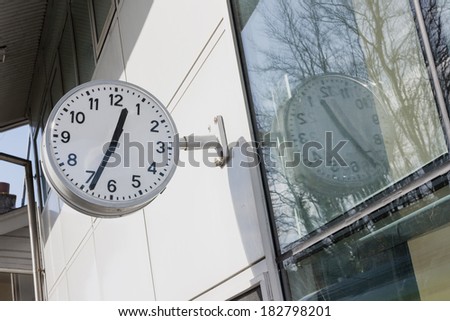 Close-up of a Wall clock 