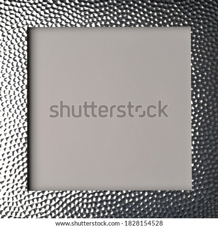 square metal glitter photo frame