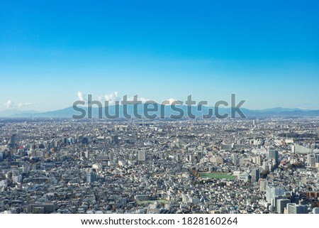 landscape of Tokyo city in Japan