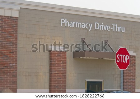   Drive thru Pharmacy for the convenience of customers and to avoid people with possible Covid-19.                              