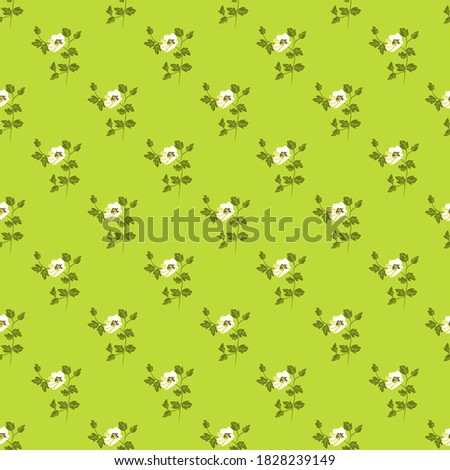Seamless vector floral pattern. Vintage background with flowers. Textile and paper design with ornaments.