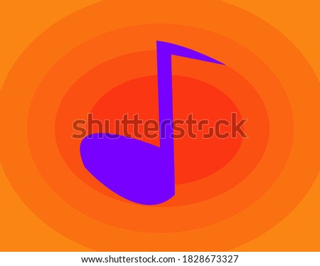 Music is sound that is arranged in such a way that it contains rhythm, song, tone, and harmony, especially from the sound produced from instruments that can produce rhythm.illustration image