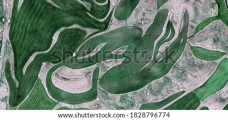 texture, abstract photography of the Spain fields from the air, aerial view, representation of human labor camps, abstract art,