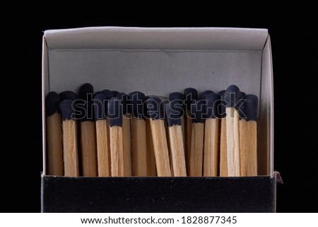 match for the fireplace on a black background