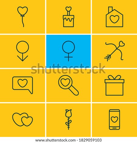 Vector illustration of 12 amour icons line style. Editable set of find, soul, man and other icon elements.