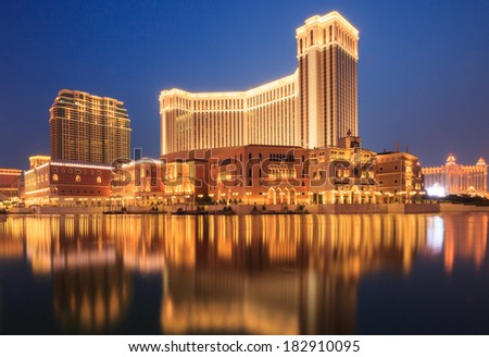The Venetian Macao Resort Hotel Macao  Royalty-Free Stock Photo #182910095