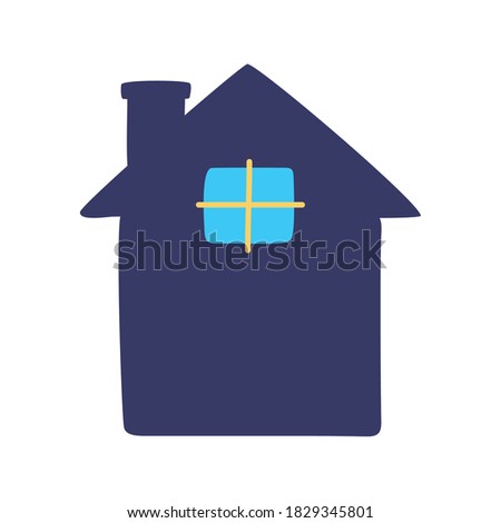 house building front facade icon vector illustration design