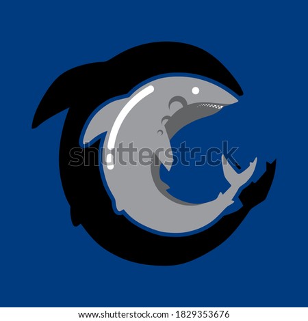 The C Shark with Silhouette Logo