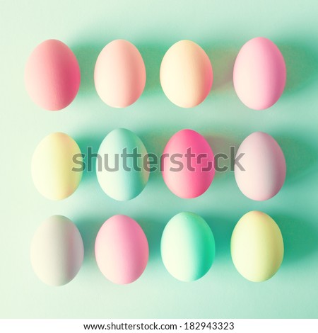 Pastel Easter Eggs
