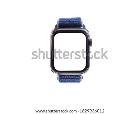 Wireless Smart Watch isolated on white background