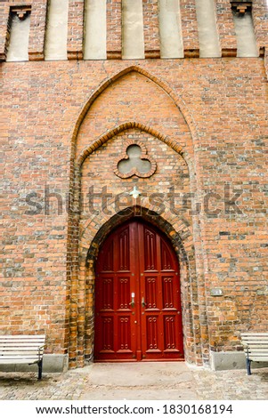 old wooden door of the church, beautiful photo digital picture