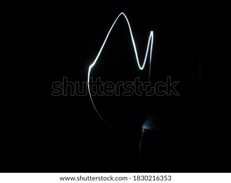 Picture of Light Streaks. Long Exposure Photography