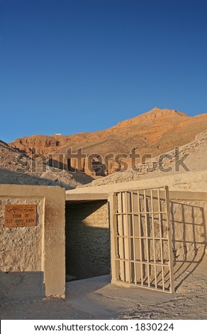 Tomb of Tutankhamun in Valley Of The Kings, Egypt