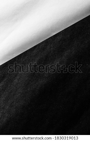 White and black paper For wallpaper backdrop and background.