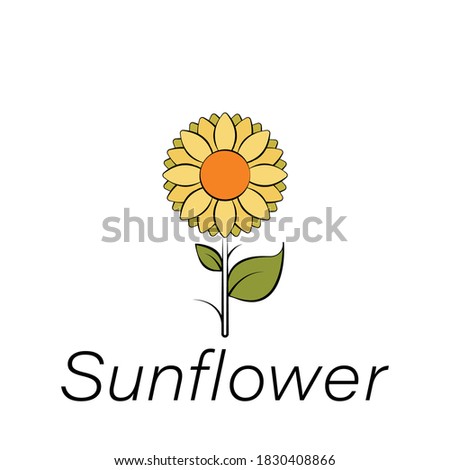 sunflower hand draw icon. Element of farming illustration icons. Signs and symbols can be used for web, logo, mobile app, UI, UX