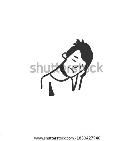 Anguished Expression Stock Vector Images Avopix Com