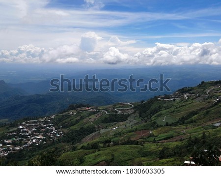 
It is a picture of Phu Thap Berk mountain peak.