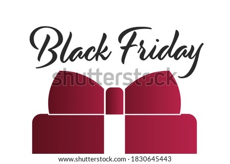 Black Friday concept. Template for background, banner, card, poster with text inscription. Vector EPS10 illustration
