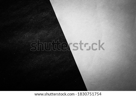 White and black paper For wallpaper backdrop and background.