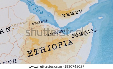 The Realistic Map of Djibouti