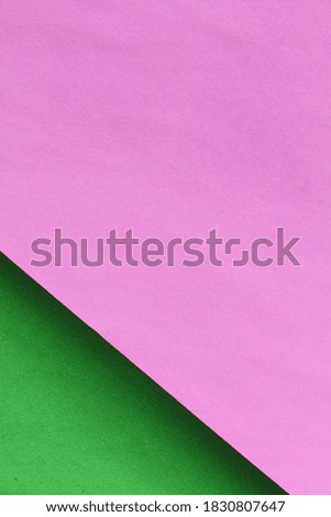 Green  and pink paper For wallpaper backdrop and background.