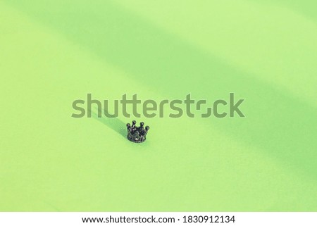 Crown object on colorful background