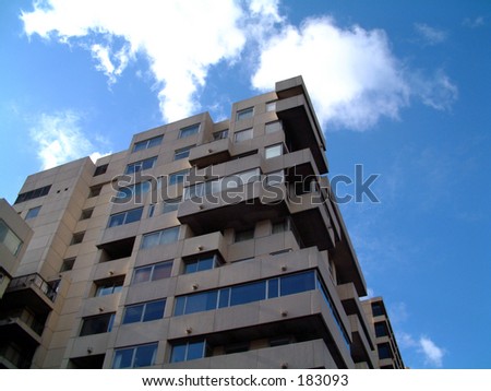 This is a image of a residential block of flats in central London.