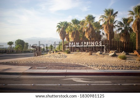 City of Palm Springs, California Royalty-Free Stock Photo #1830981125