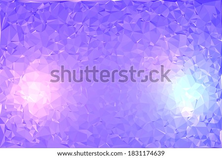 Blue purple Polygonal Mosaic Background, Creative Design Templates