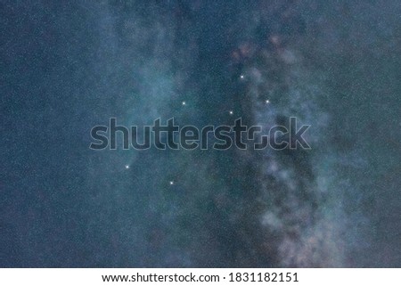Lyra star constellation, Night sky, Cluster of stars, Deep space, Lyre, Harp constellation Royalty-Free Stock Photo #1831182151
