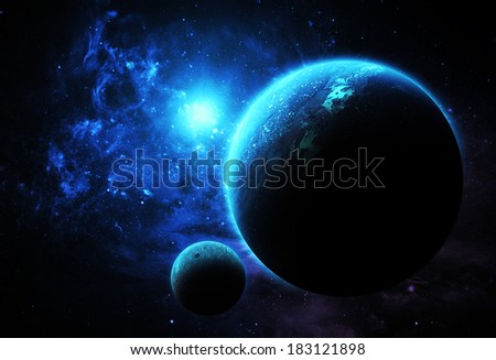 Aqua Planet - Elements of this Image Furnished By NASA