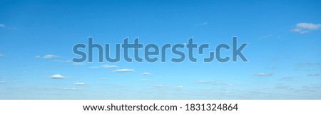 Blue sky with clouds perfect for background or sky replacement use.