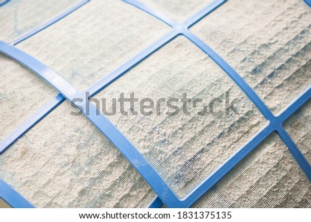 air conditioner filter with dirty dust