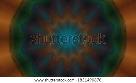 Abstract kaleidoscope background. Beautiful multicolor kaleidoscope texture. Unique and inimitable design. Geometrical symmetrical ornament.