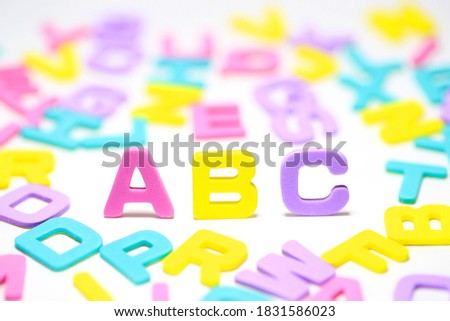 Alphabet toys important for English language education