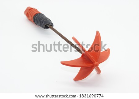 A picture of hand blender on white background