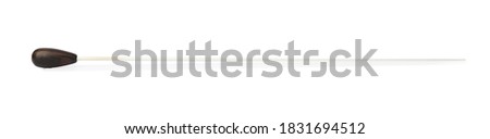 Conductor's stick on white background Royalty-Free Stock Photo #1831694512