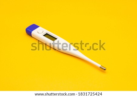 A picture of Digital Thermometer with selective focus