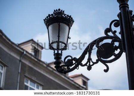 street light in the city, artifical lighting for the night